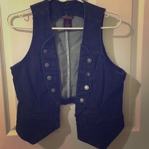4for$20❣️ Dark blue Jean Vest
